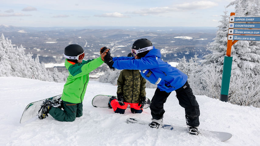 Child Snowboard Lesson at Okemo
