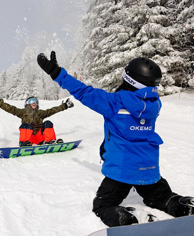 Child Snowboard Lesson at Okemo