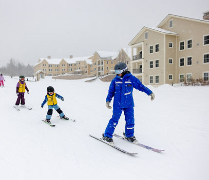 Child Ski Lesson at Okemo