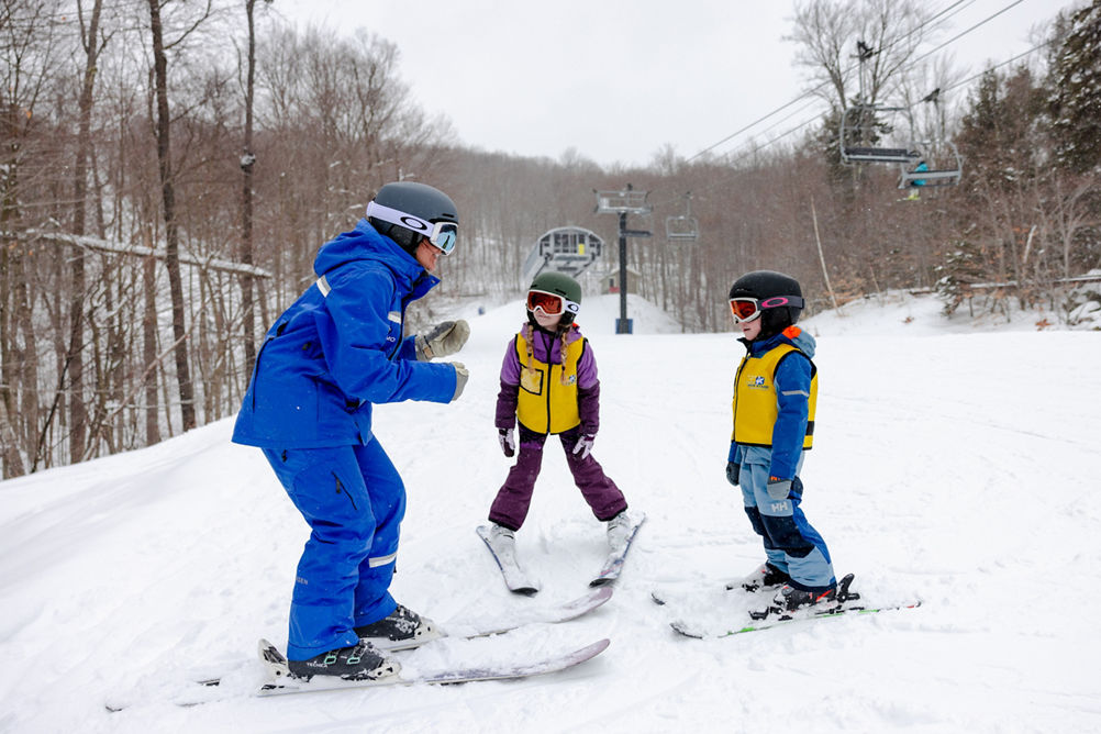 Child Ski Lesson at Okemo