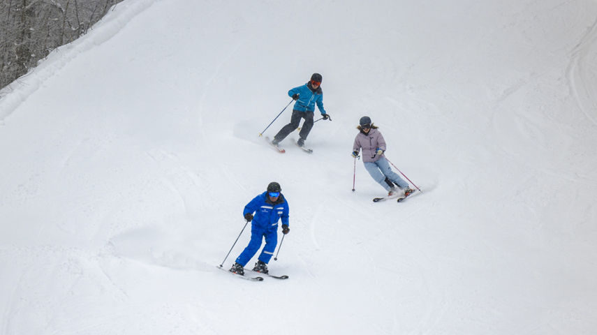 Adult Ski Lesson at Okemo
