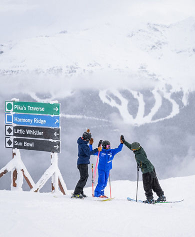 Teen Ski Lesson at Whistler Blackcomb