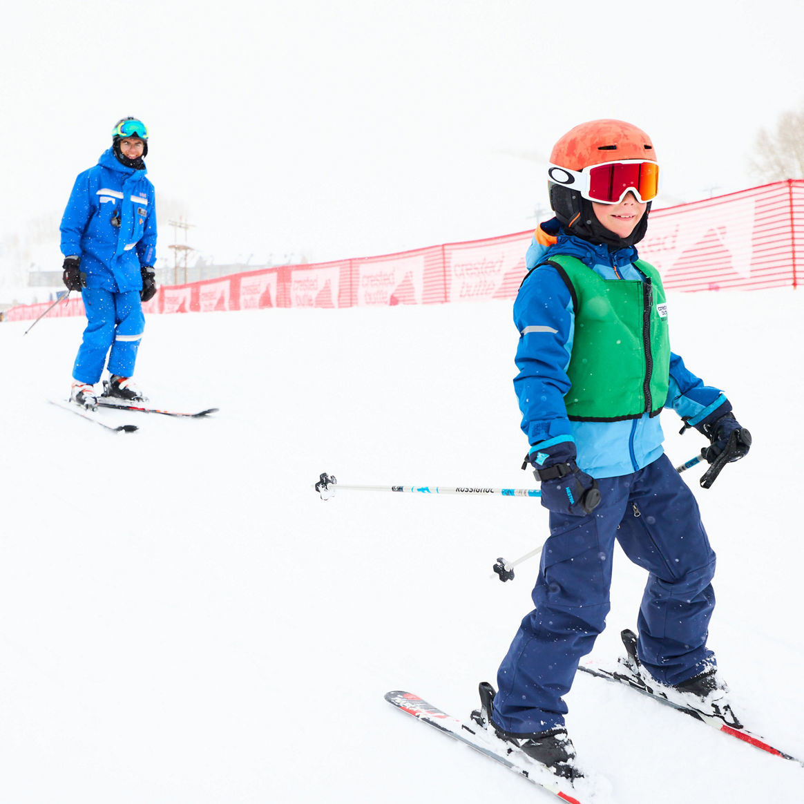 Child Ski Lesson at Crested Butte