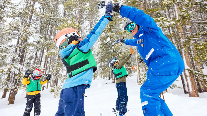 Child Ski Lesson at Crested Butte
