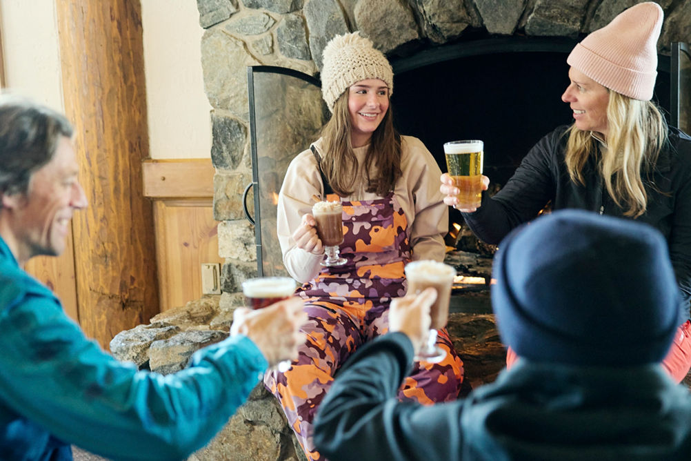 Family Enjoys Apres Indoors at Keystone