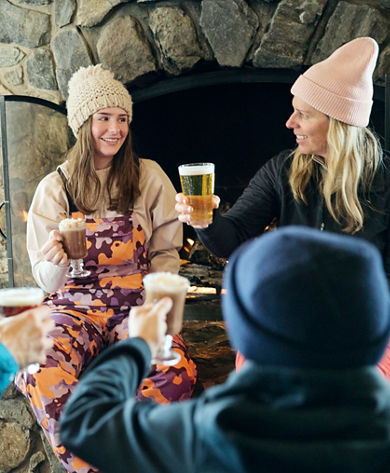 Family Enjoys Apres Indoors at Keystone