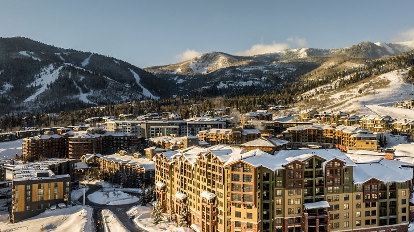 Aerial View of Grand Summit Lodging at Park City