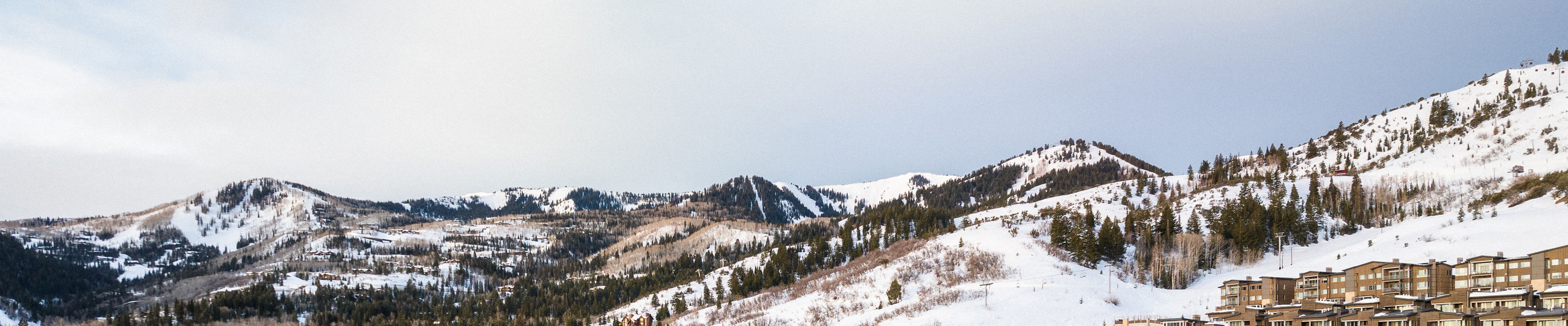 Aerial View of Sundial Lodging at Park City