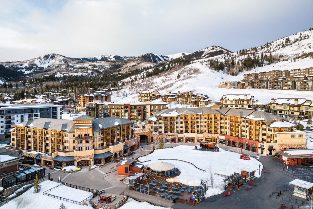 Aerial View of Sundial Lodging at Park City