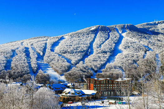 Winter Scenic Shot of Stowe Resort