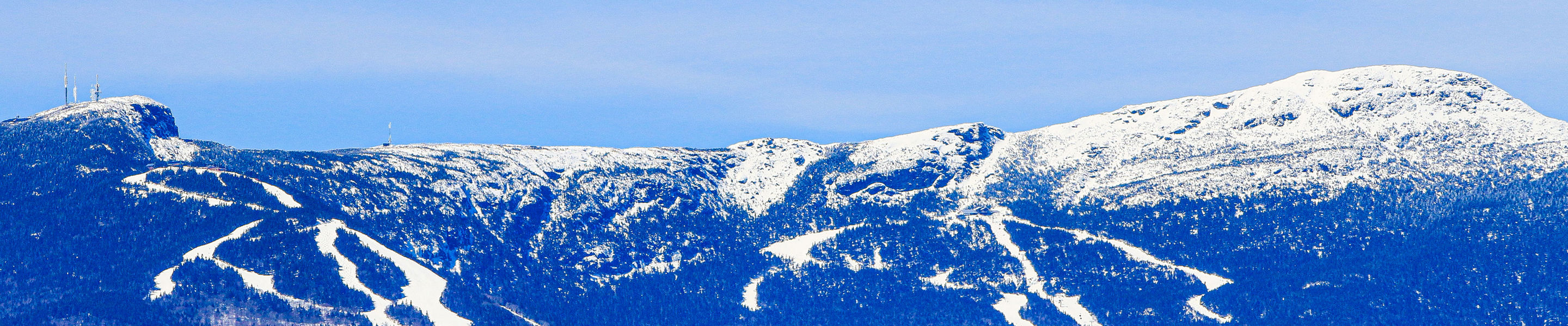 Winter Scenic Shot of Runs at Stowe