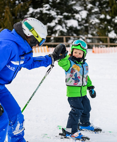 Children's Ski School Lesson at Whistler Blackcomb