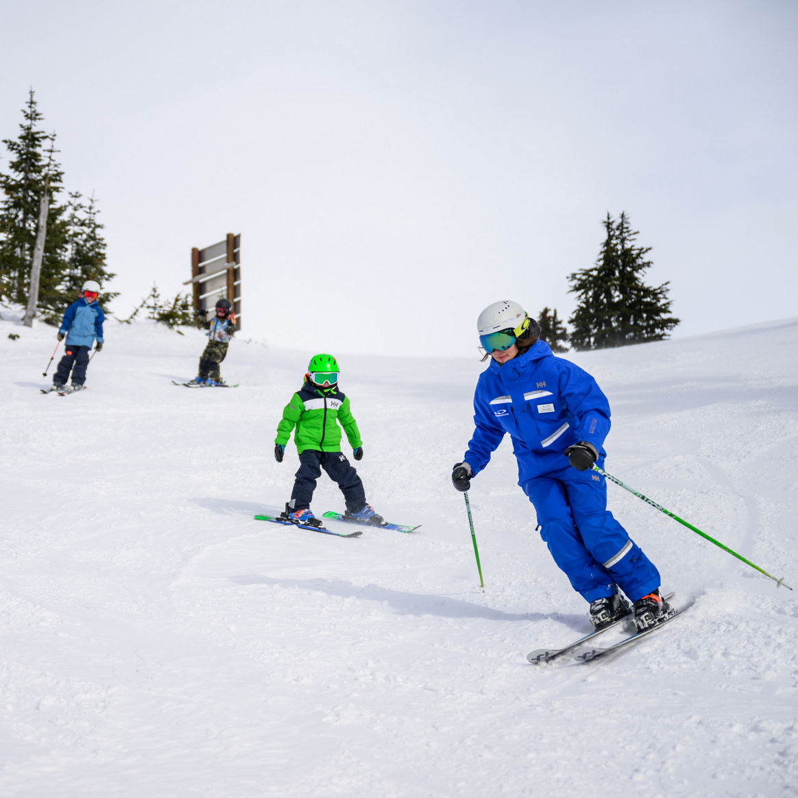 Children's Ski School Lesson at Whistler Blackcomb