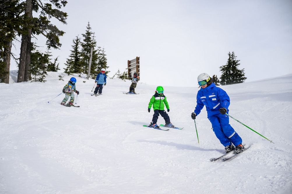 Children's Ski School Lesson at Whistler Blackcomb