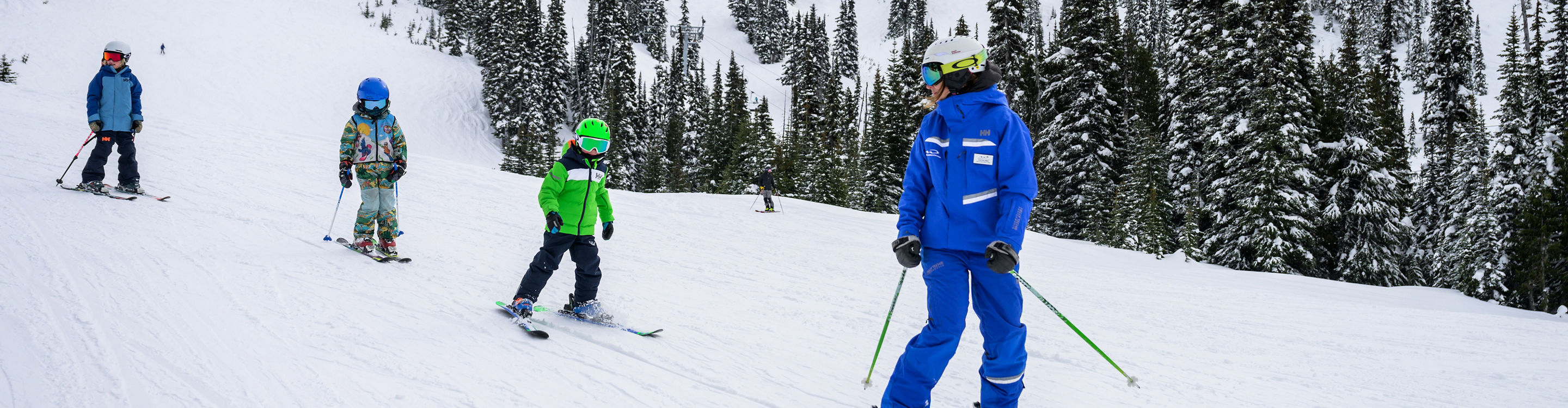 Children's Ski School Lesson at Whistler Blackcomb
