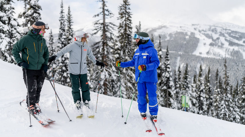 Adult Ski Lesson at Whistler Blackcomb