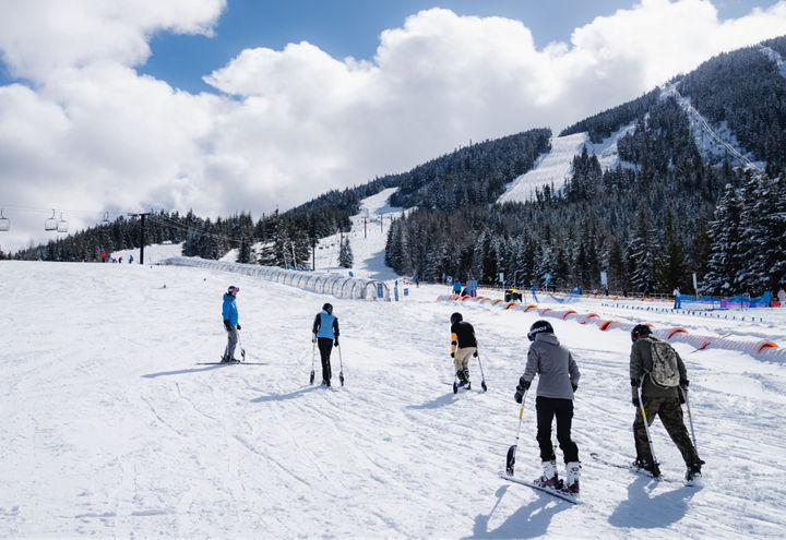 Adaptive Ski Lesson at Whistler Blackcomb