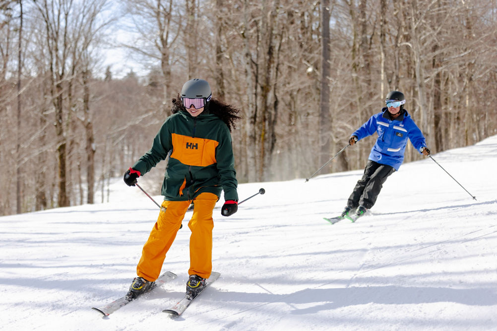 Adult Ski Lesson at Mount Snow