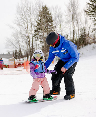 Younger Child Snowboard Lesson at Mount Snow