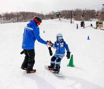 Younger Child Snowboard Lesson at Mount Snow