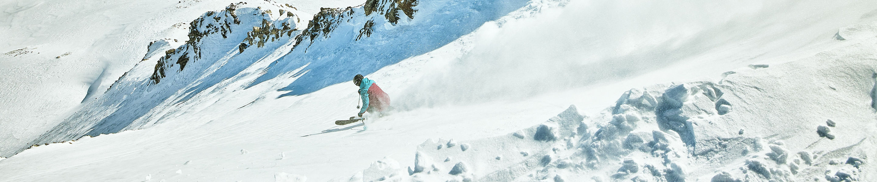 Skier Hitting Fresh Powder at Breckenridge