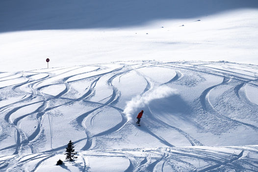 Snowboarding at Fernie British Columbia