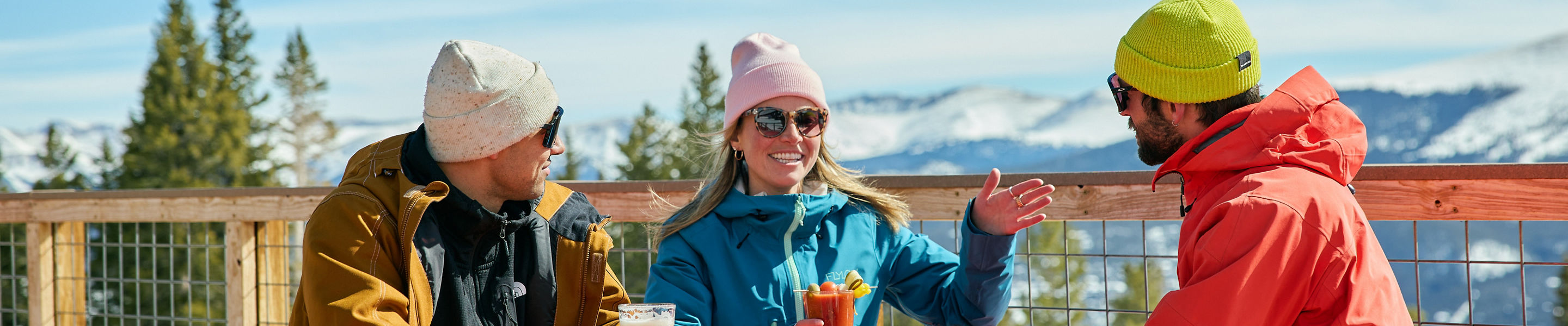 Friends Enjoy Apres at The Overlook at Breckenridge