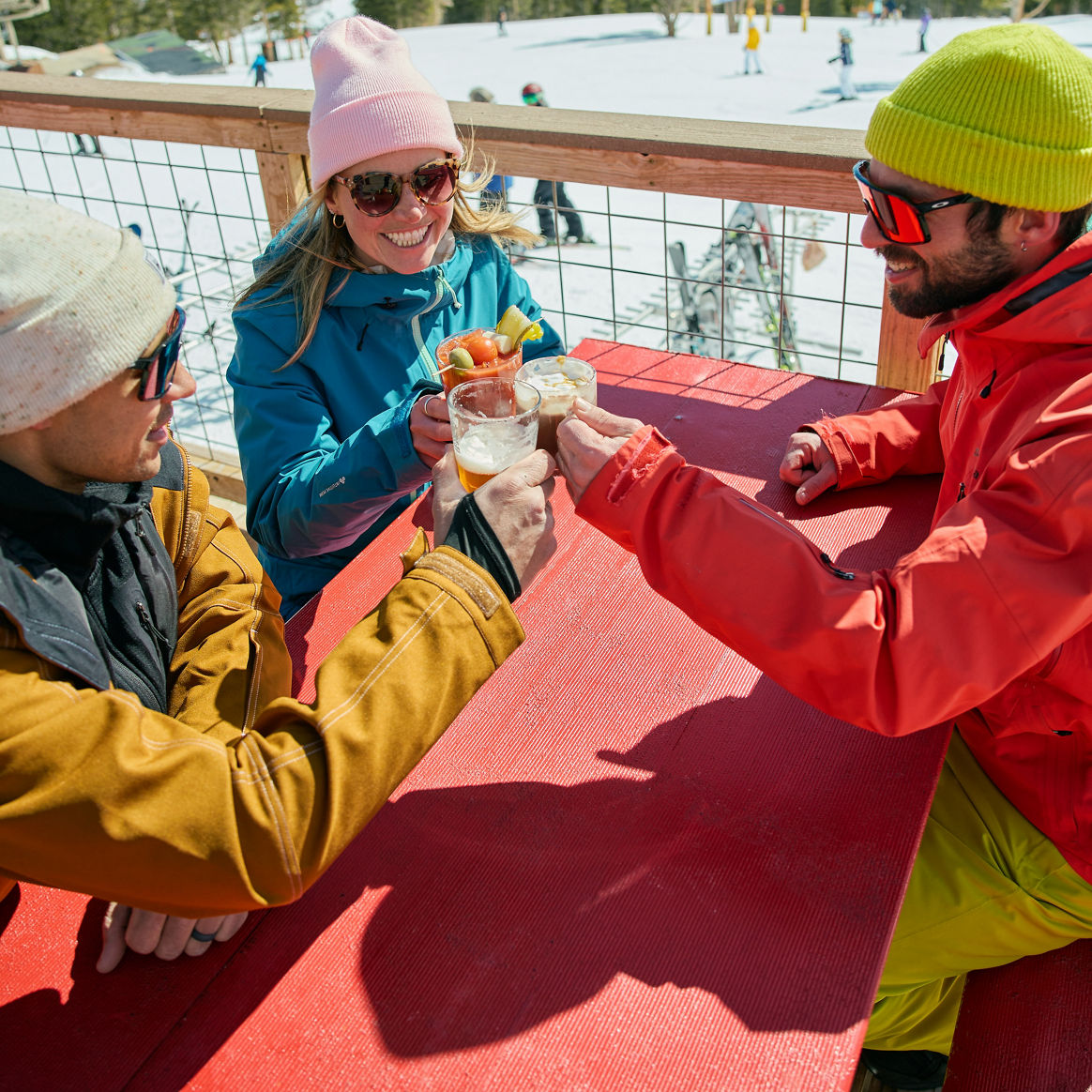 Friends Enjoy Apres at The Overlook at Breckenridge