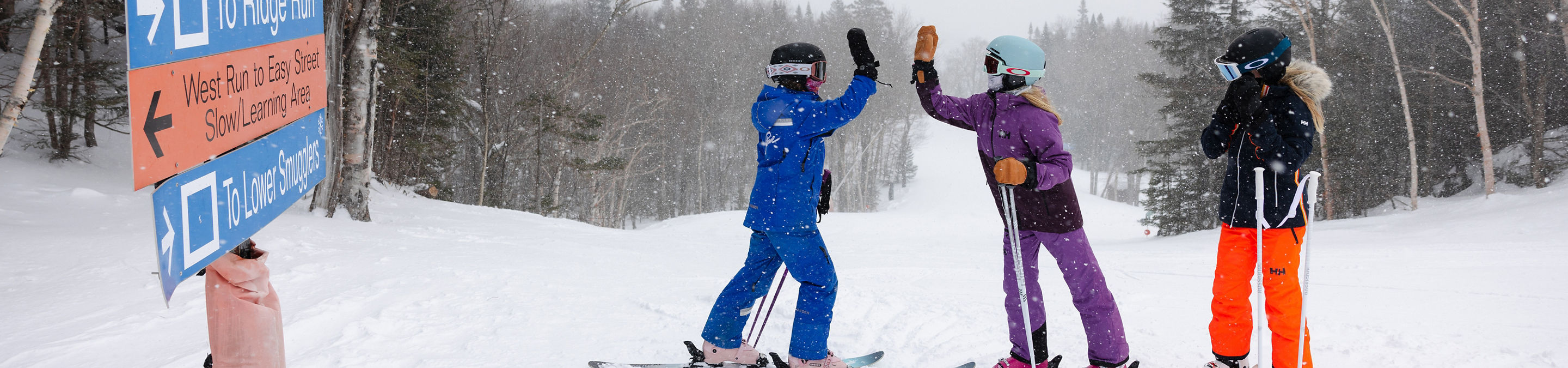 Children Ski Lesson at Stowe