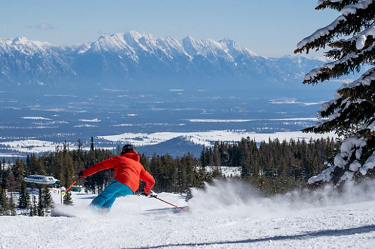 Skiing at Kimberley British Columbia