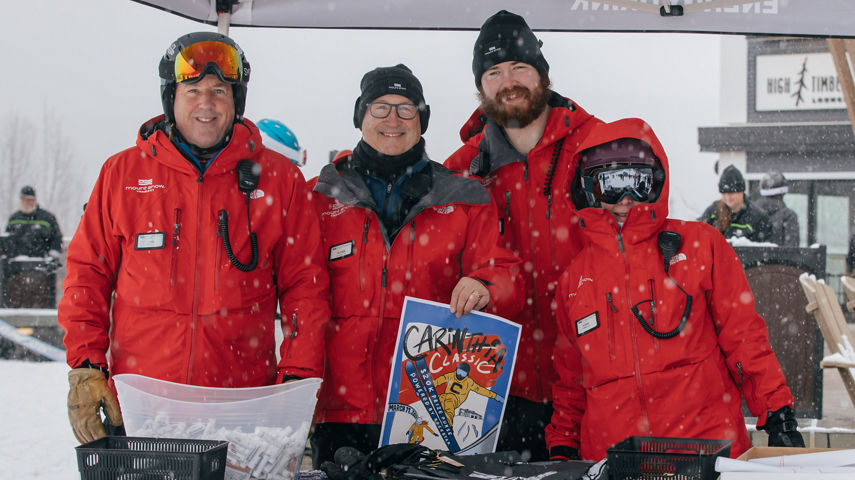 Mount Snow Staff Posing at 2023 Carinthia Classic