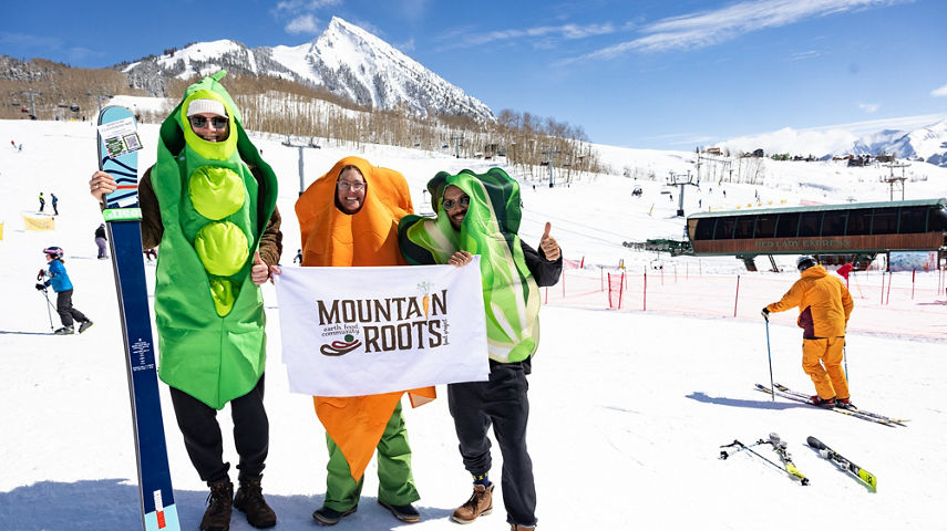 Root Vegetables Pose for Mountain Roots Food Project 2023 at Crested Butte