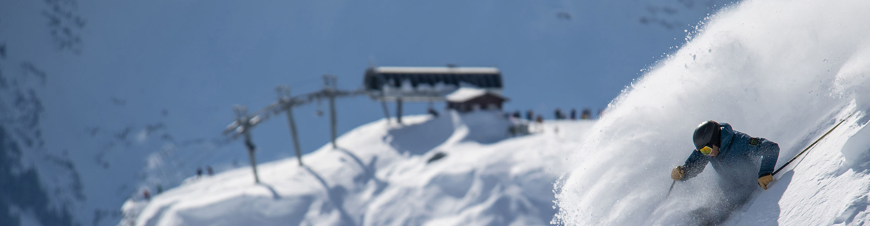 Robbie Dixon on Whistler Mountain, British Columbia.