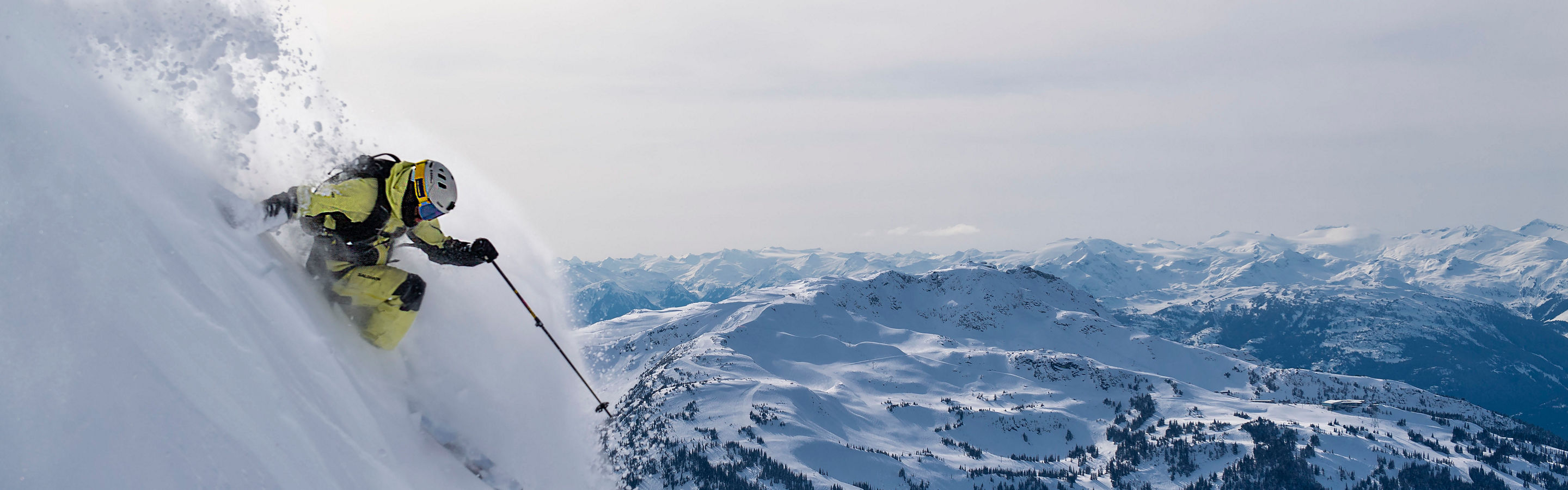 Stan Rey on Blackcomb Mountain, British Columbia.