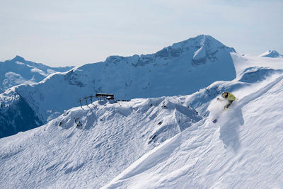 Stan Rey on Whistler Mountain, British Columbia.
