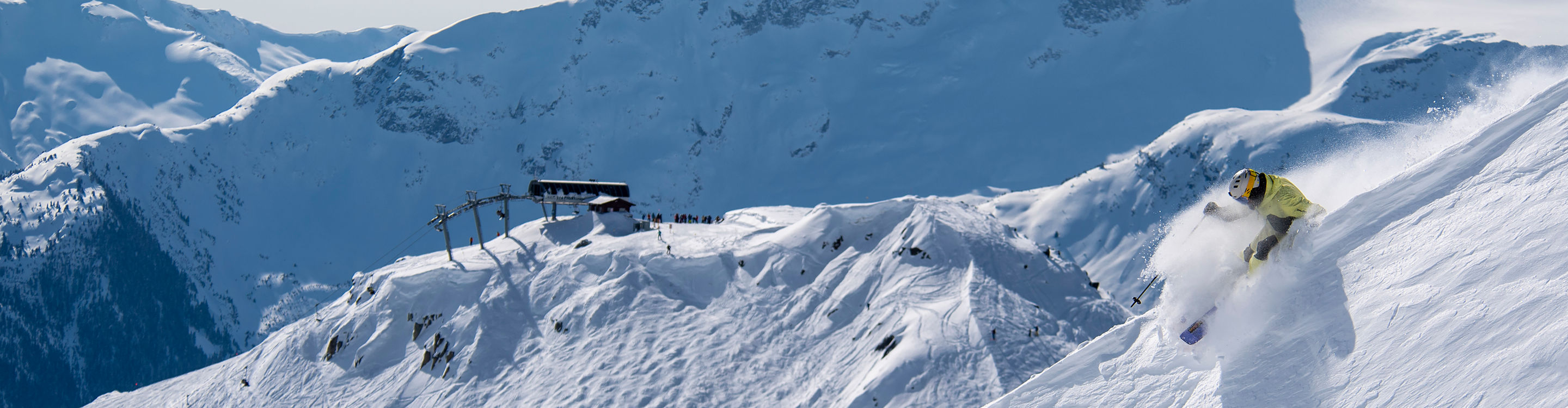 Stan Rey on Whistler Mountain, British Columbia.