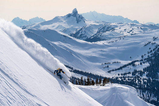 Robbie Dixon on Blackcomb Mountain, British Columbia.