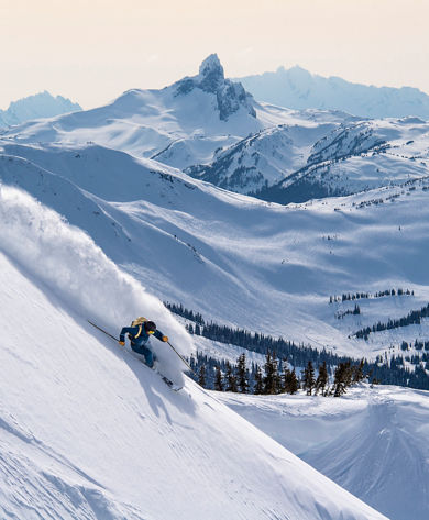 Robbie Dixon on Blackcomb Mountain, British Columbia.