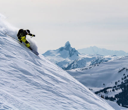 Ryder Bulfone on Blackcomb Mountain, British Columbia.