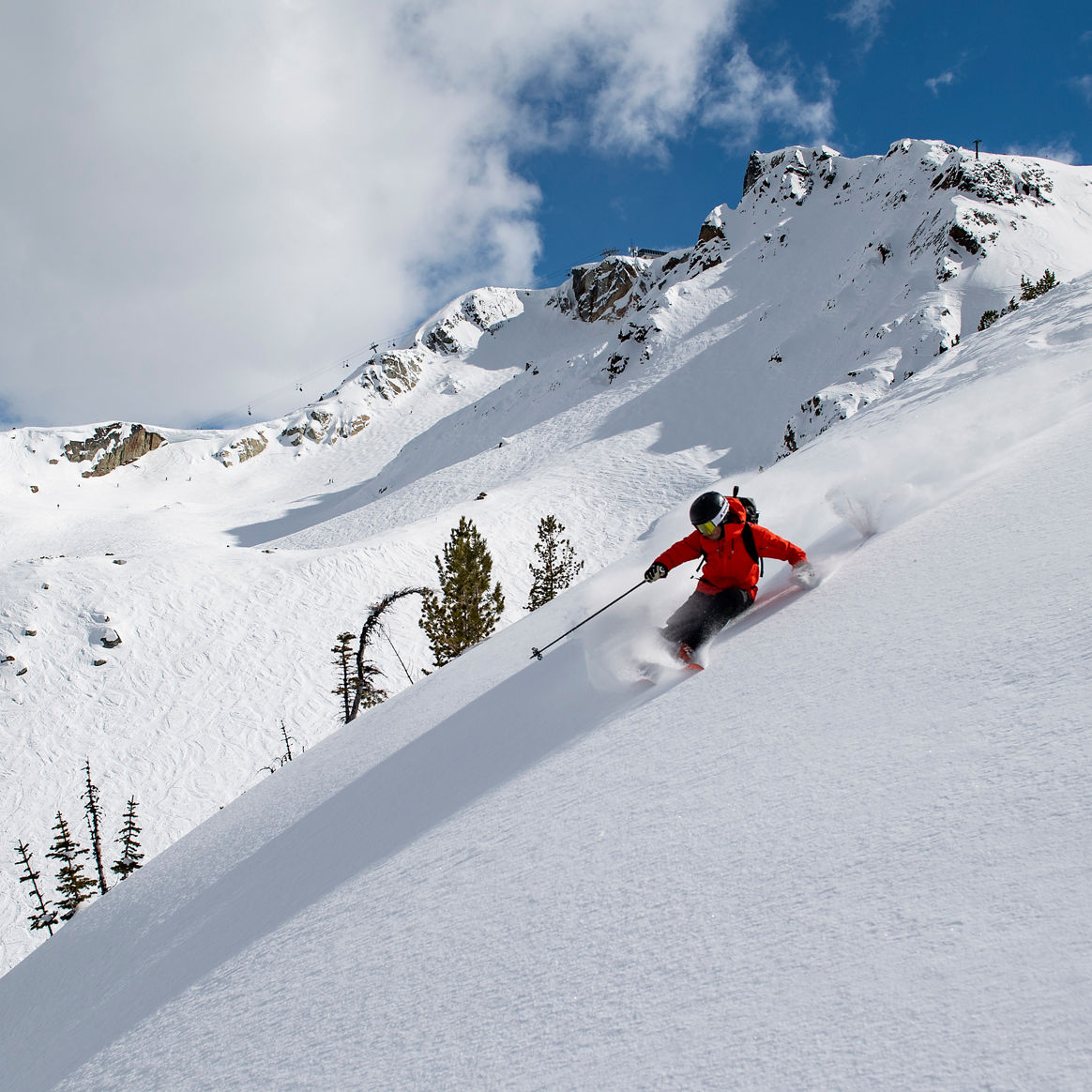 Chad Sayers on Whistler Mountain, British Columbia