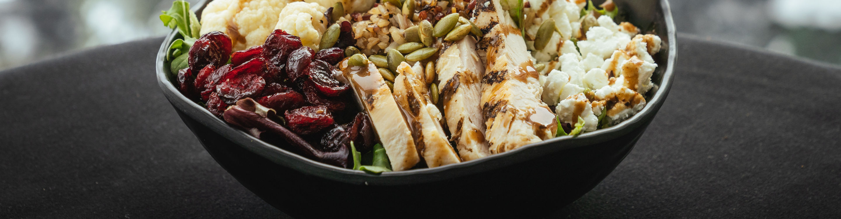 Salad Offered at Roundhouse Lodge at Whistler Blackcomb