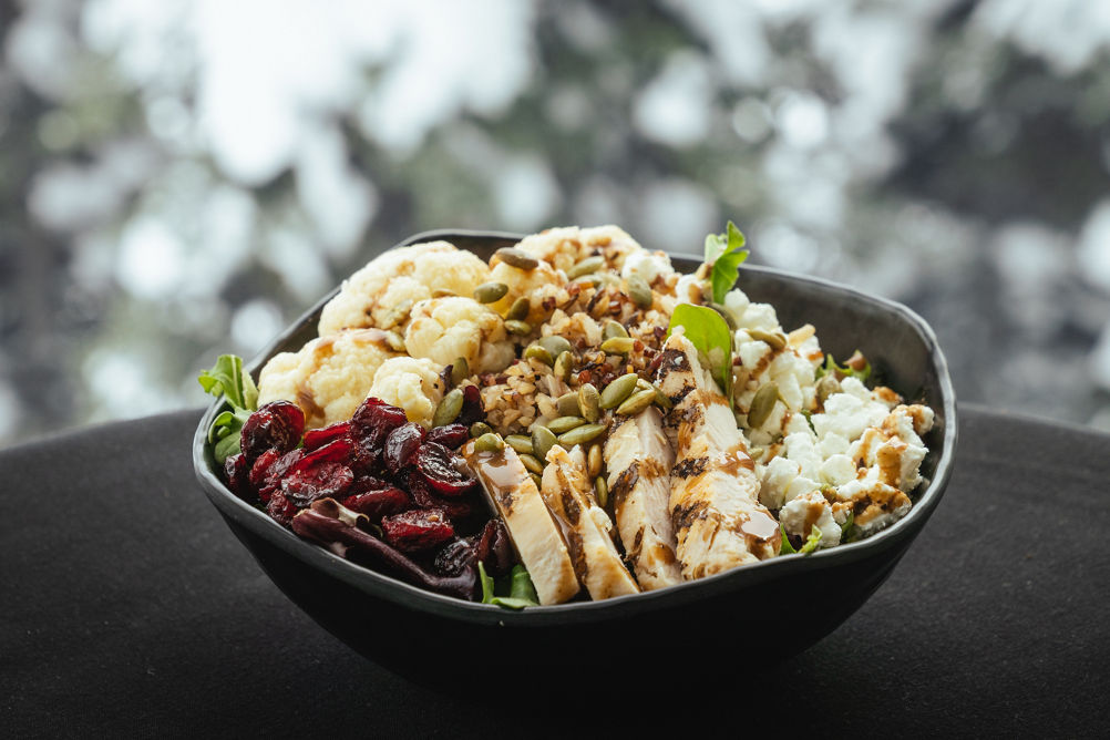 Salad Offered at Roundhouse Lodge at Whistler Blackcomb