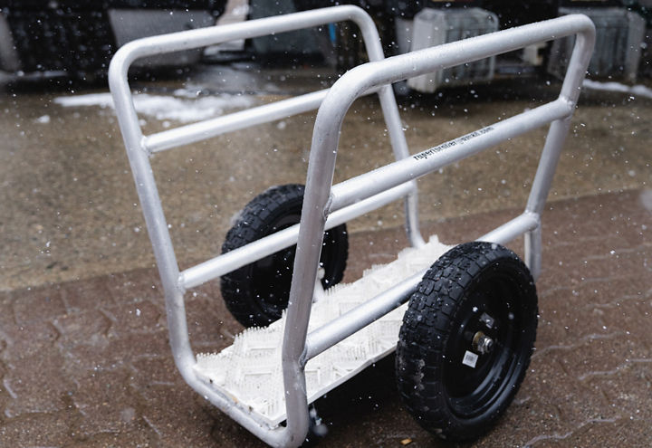 Rupert Roller Next to Excaliber Gondola at Whistler Blackcomb
