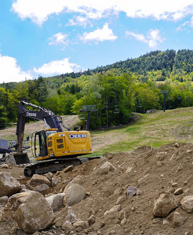 Construction of Mountaineer Upgrade at Attitash