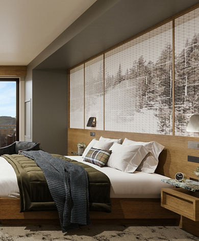 Rendering of Kindred Resort Hotel Unit at Keystone