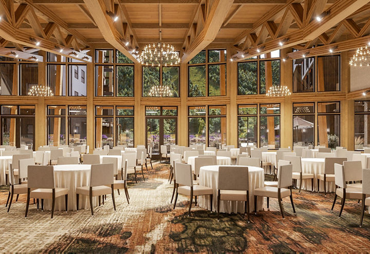 Rendering of Kindred Resort Meeting and Event Space at Keystone