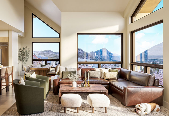 Rendering of Kindred Resort 4 Bedroom Unit at Keystone