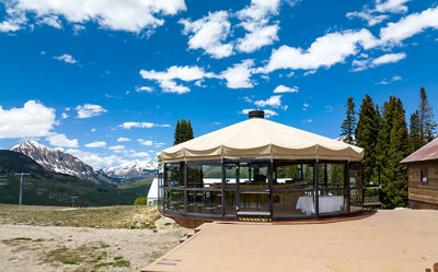 Exterior of Umbrella Bar at Crested Butte