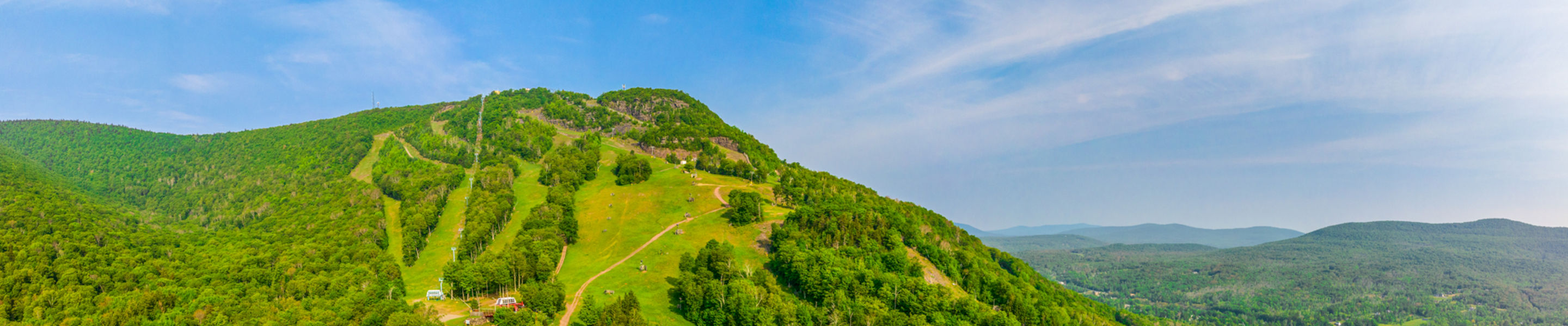 Summer Aerial Image at Hunter