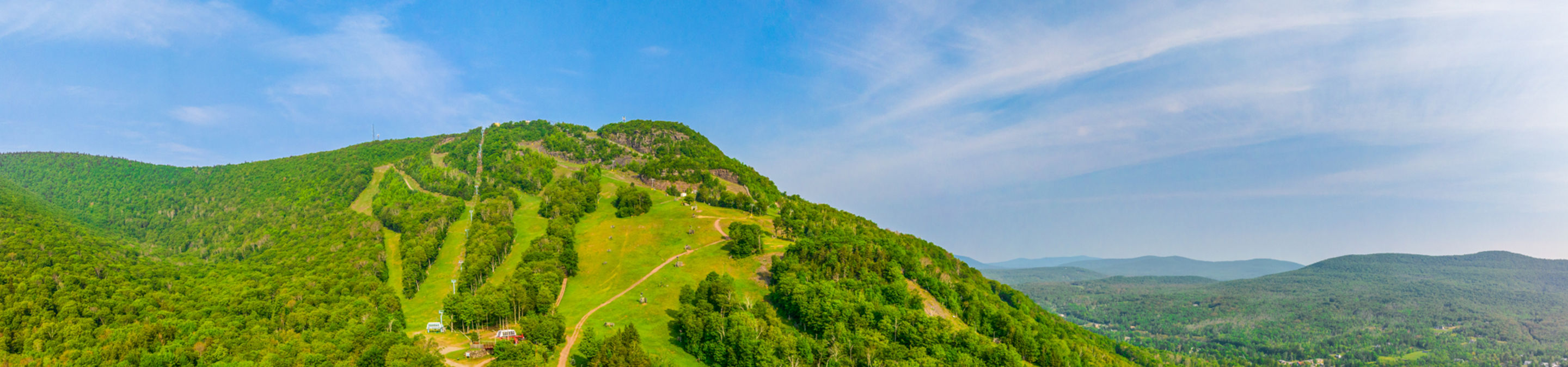 Summer Aerial Image at Hunter